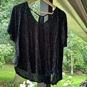 Black workout tshirt